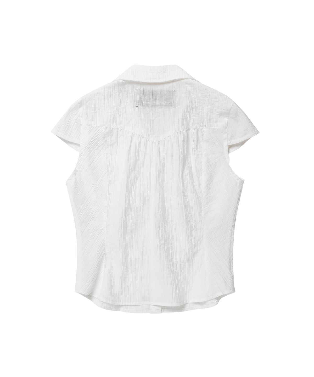 더바이닐하우스(THEVINYLHOUSE) PETIT HALF SHIRTS (W) WHITE
