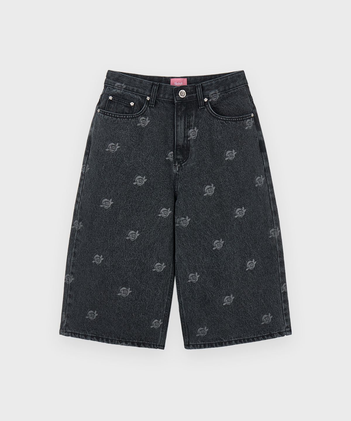 시눈(SINOON) Bermuda Denim Shorts (Grey)