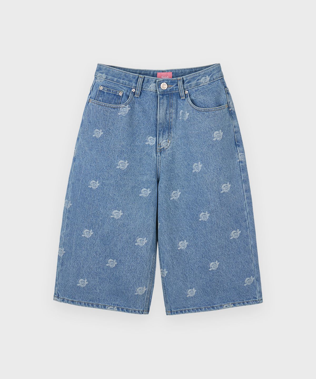 시눈(SINOON) Bermuda Denim Shorts (Blue)