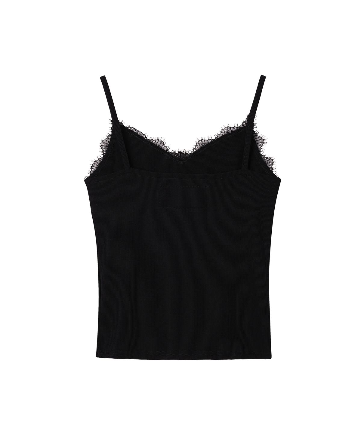 더바이닐하우스(THEVINYLHOUSE) NO RUSH LACE SLEEVELESS (W) BLACK