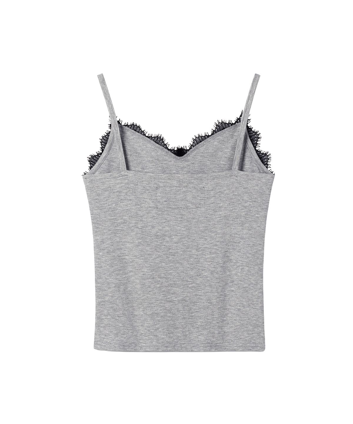더바이닐하우스(THEVINYLHOUSE) NO RUSH LACE SLEEVELESS (W) GREY