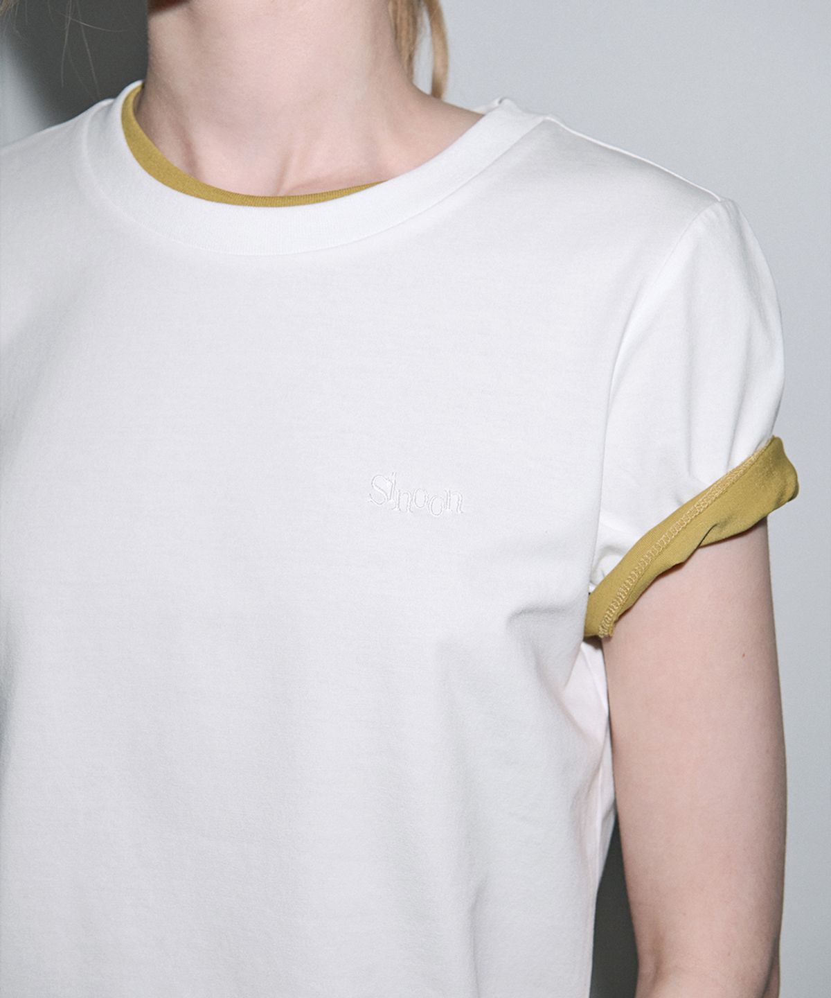 시눈(SINOON) Logo Basic T-Shirt (White)