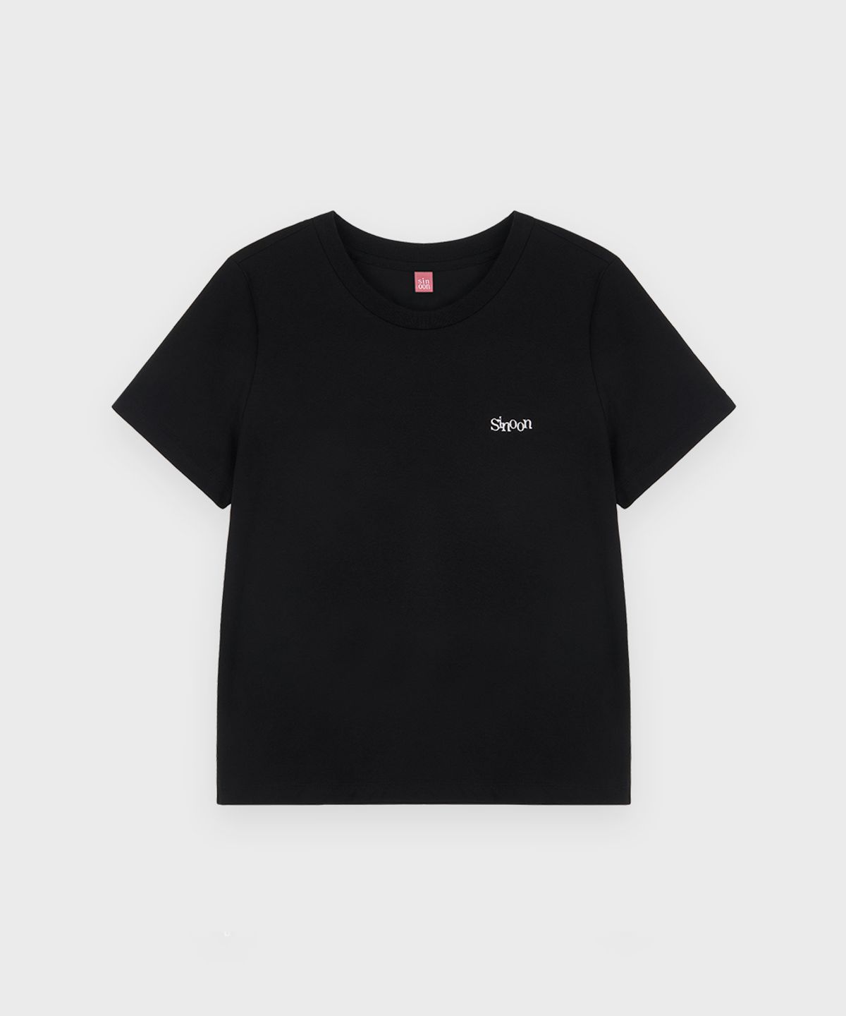 시눈(SINOON) Logo Basic T-Shirt (Black)
