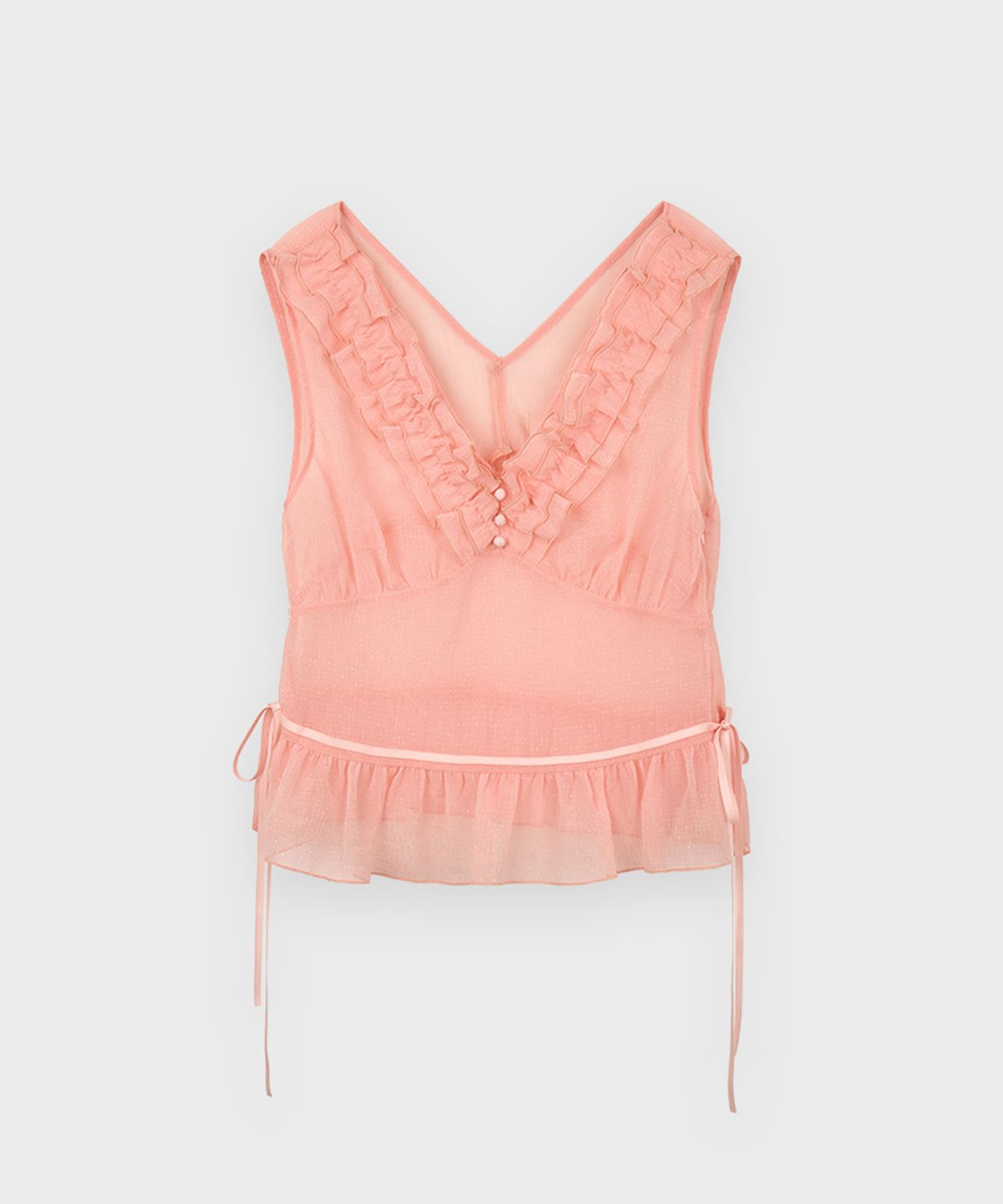시눈(SINOON) Sheer Glow Blouse (Pink)