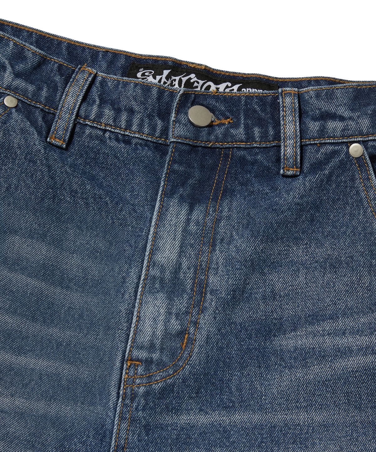 스웨이드(SUADE) CURVED FLARE DENIM [BLUE]