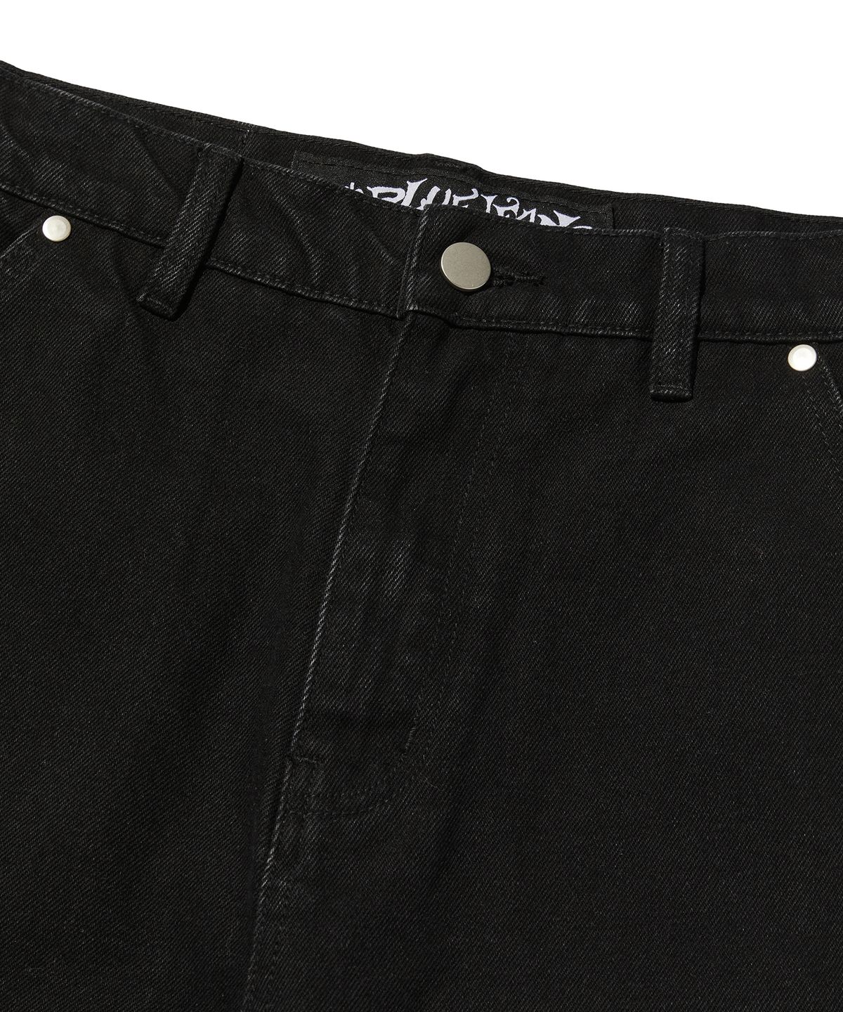 스웨이드(SUADE) CURVED FLARE DENIM [BLACK]