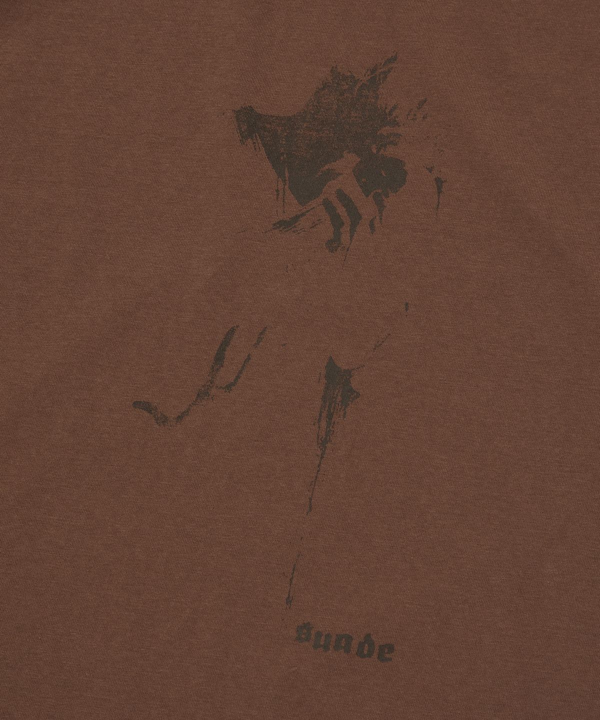 스웨이드(SUADE) SILHOUETTE TEE [MOCHA BROWN]