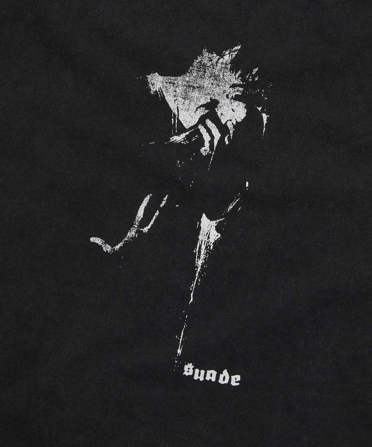 스웨이드(SUADE) SILHOUETTE TEE [WASHING BLACK]