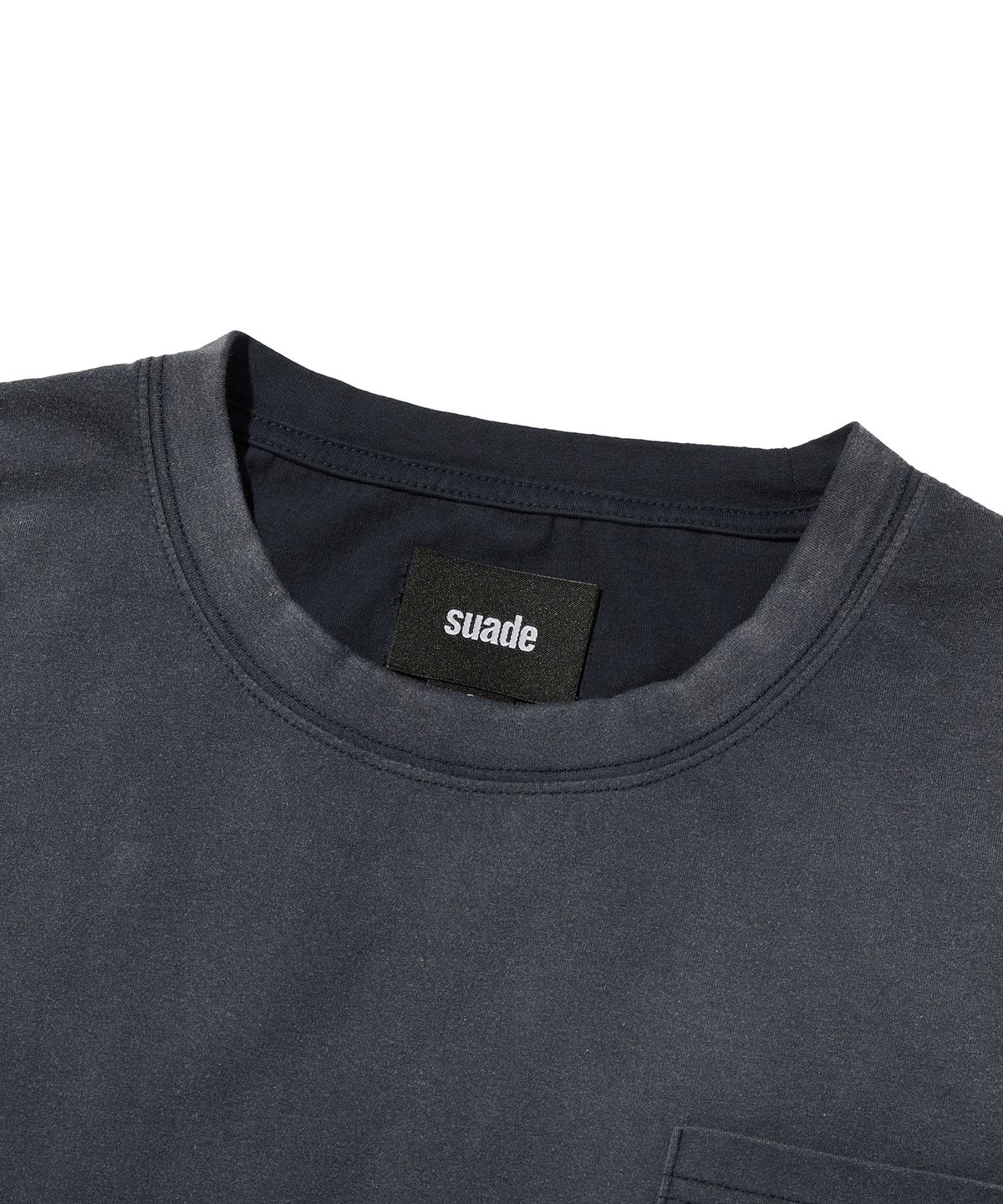 스웨이드(SUADE) POCKET CROPPED TEE [WASHING NAVY]