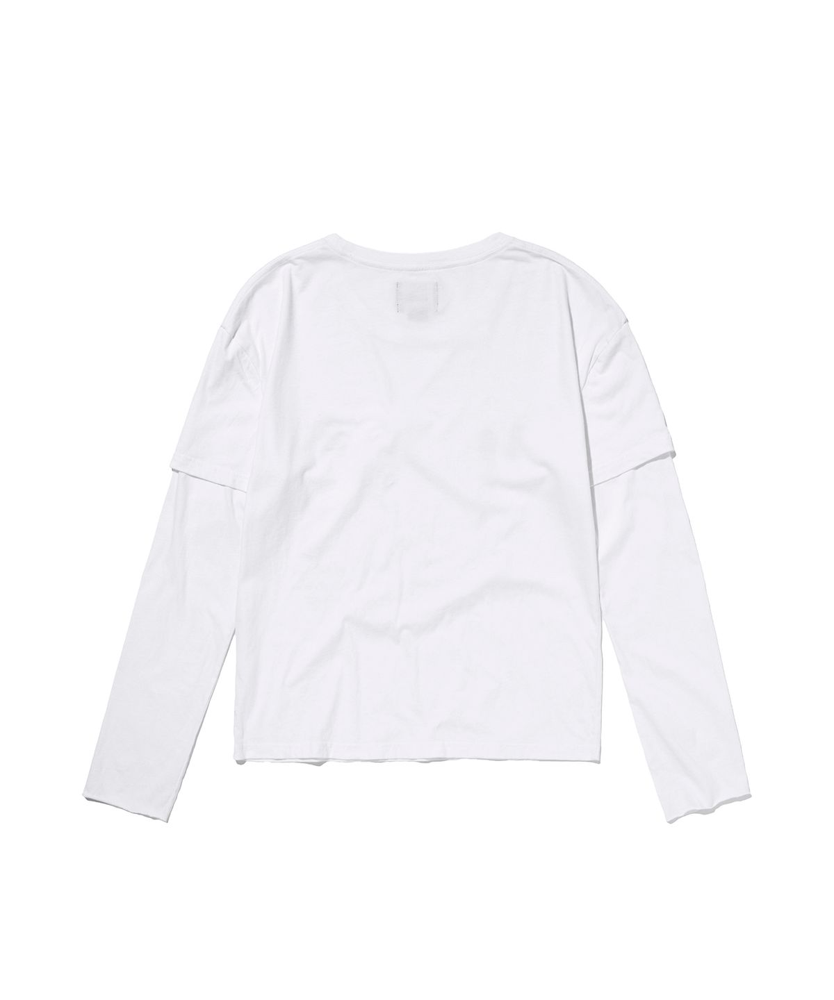 스웨이드(SUADE) LAYERED LONG SLEEVE [WHITE]