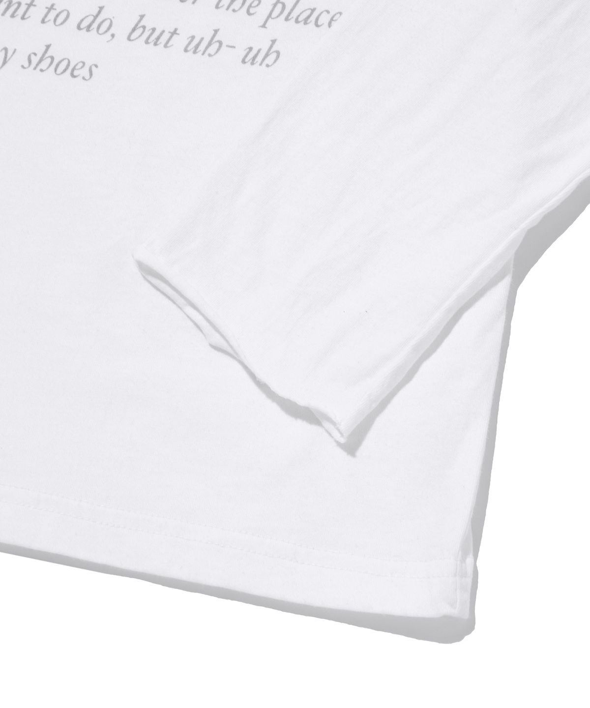 스웨이드(SUADE) LAYERED LONG SLEEVE [WHITE]