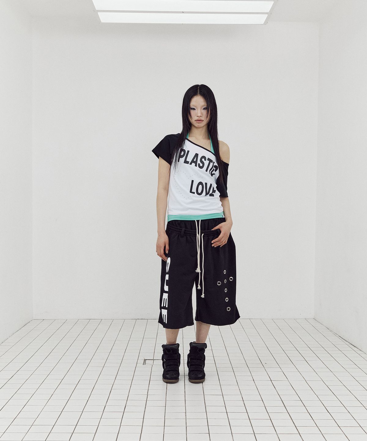 셋업이엑스이(SETUP-EXE) P/L RAGLAN TOP / WHITE