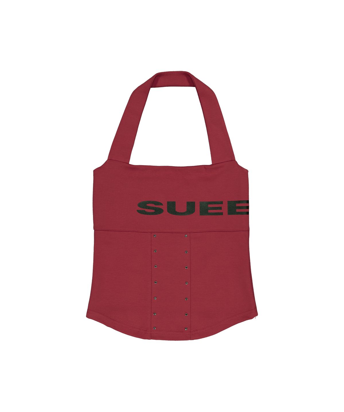 셋업이엑스이(SETUP-EXE) LOGO HALTER TANK TOP / RED