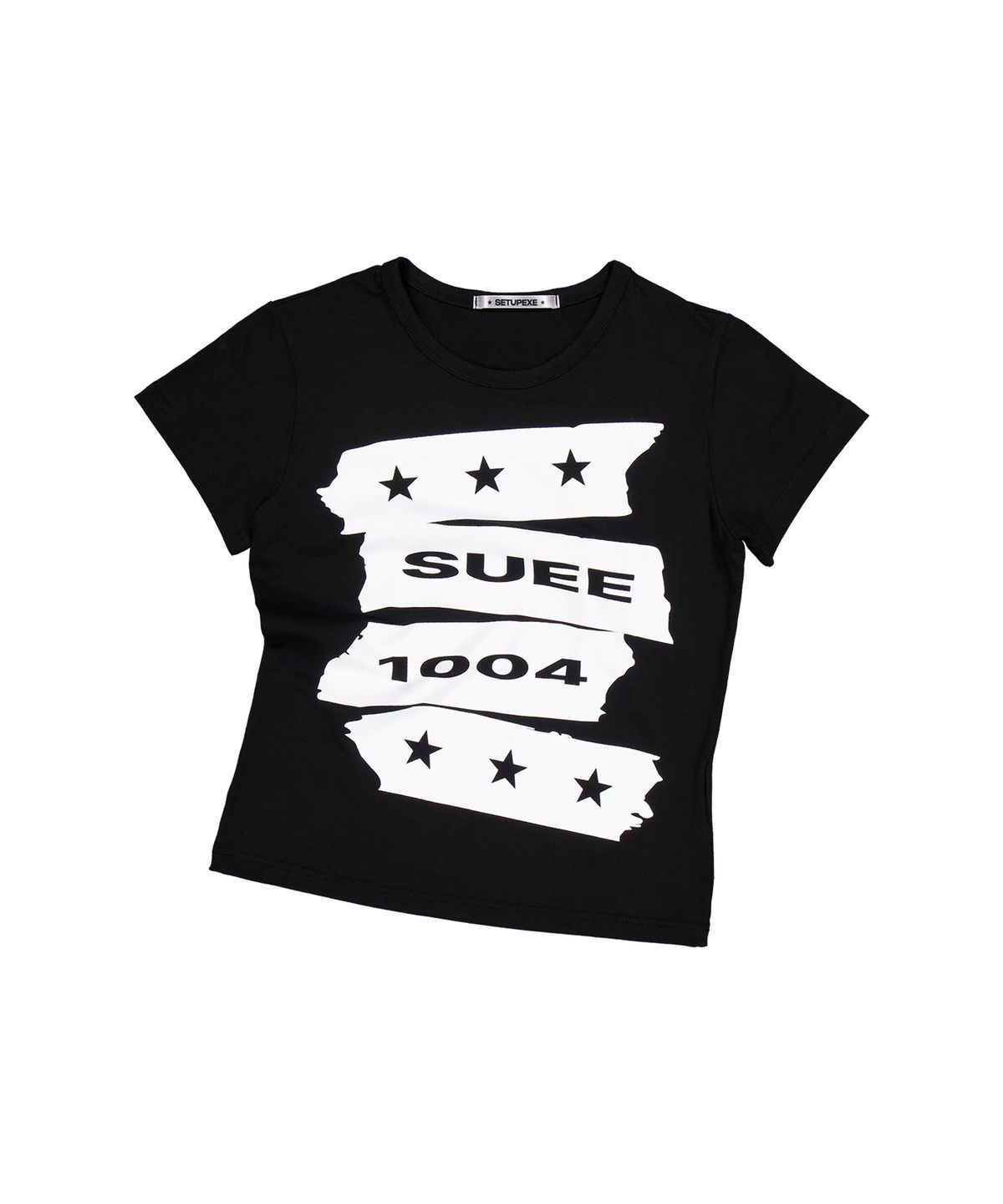셋업이엑스이(SETUP-EXE) 1004 TAPE TOP / BLACK