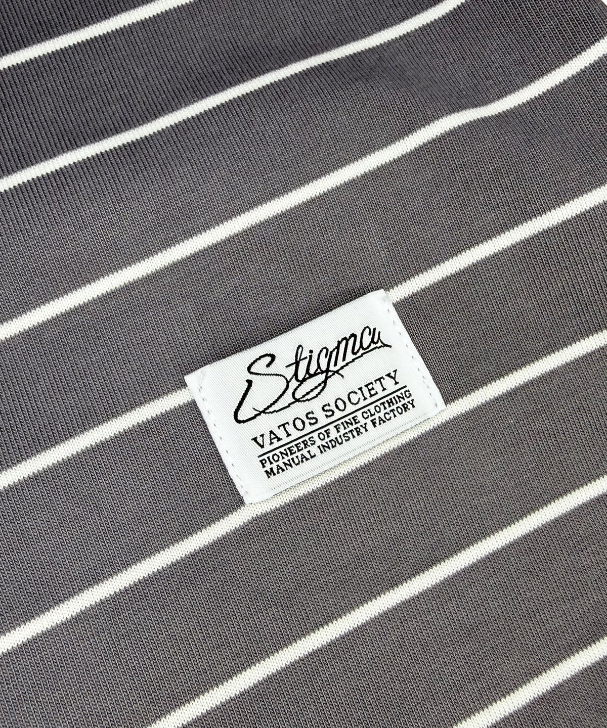 스티그마(STIGMA) STRIPE LONG SLEEVES GREY
