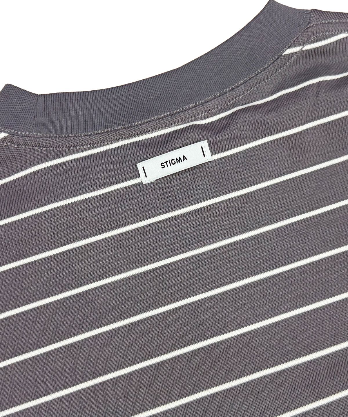 스티그마(STIGMA) STRIPE LONG SLEEVES GREY