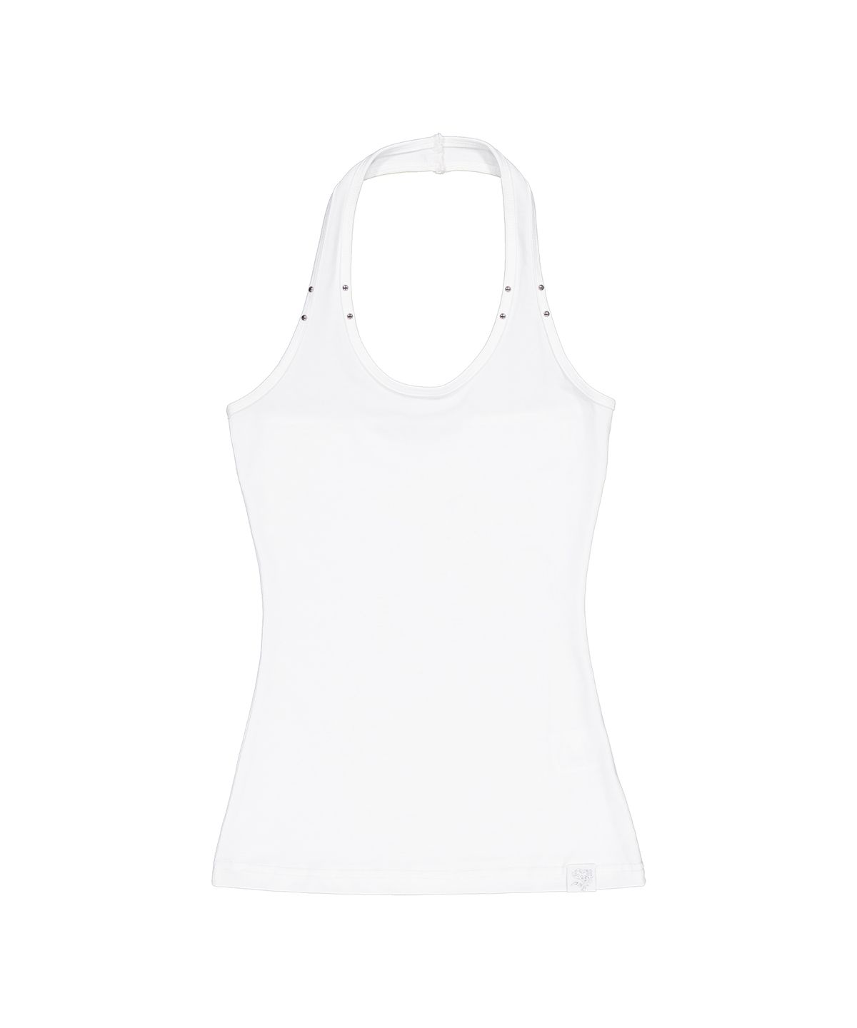 셋업이엑스이(SETUP-EXE) BASIC HALTERNECK TOP / WHITE