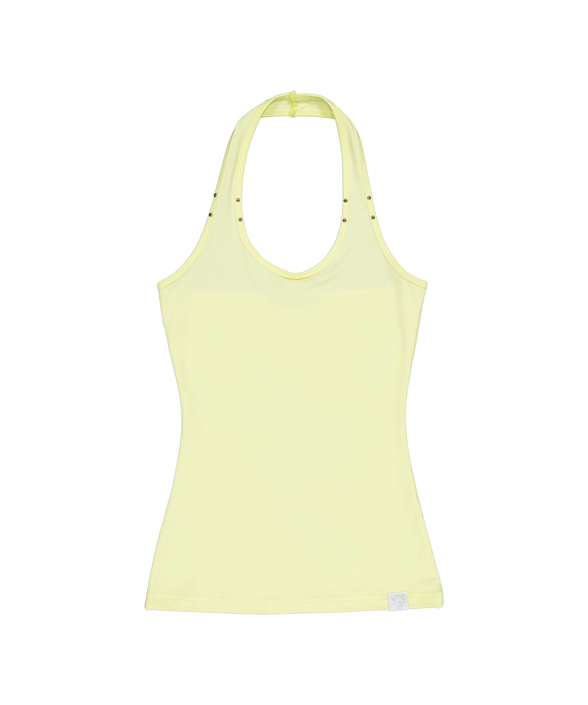 셋업이엑스이(SETUP-EXE) BASIC HALTERNECK TOP / YELLOW