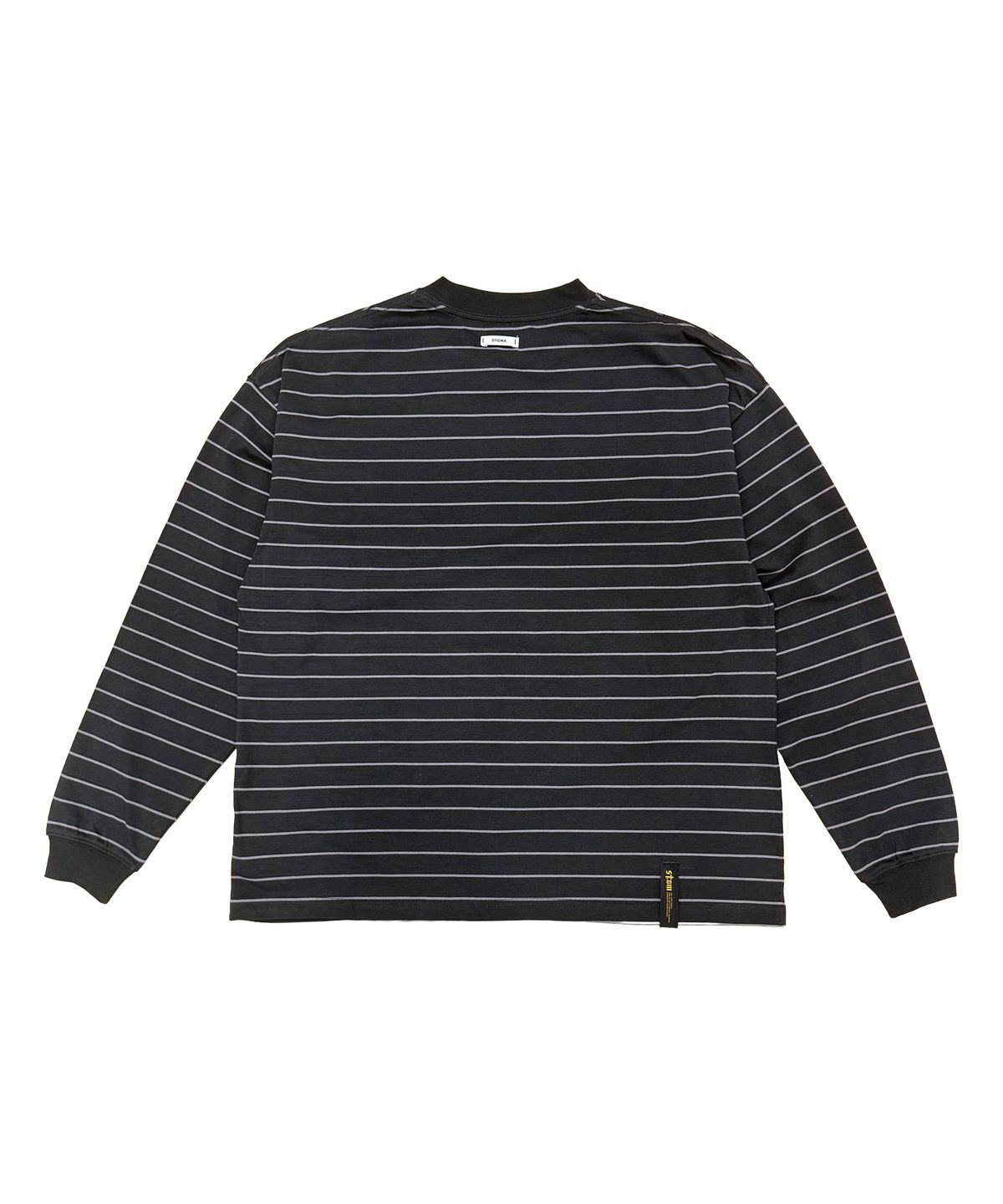 스티그마(STIGMA) STRIPE LONG SLEEVES CHARCOAL
