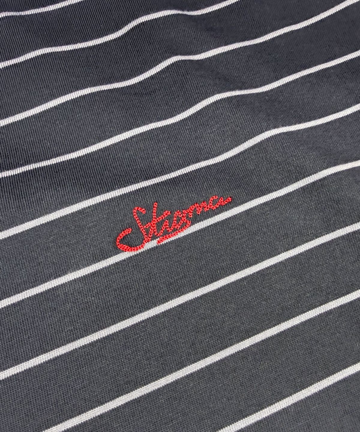 스티그마(STIGMA) STRIPE LONG SLEEVES CHARCOAL