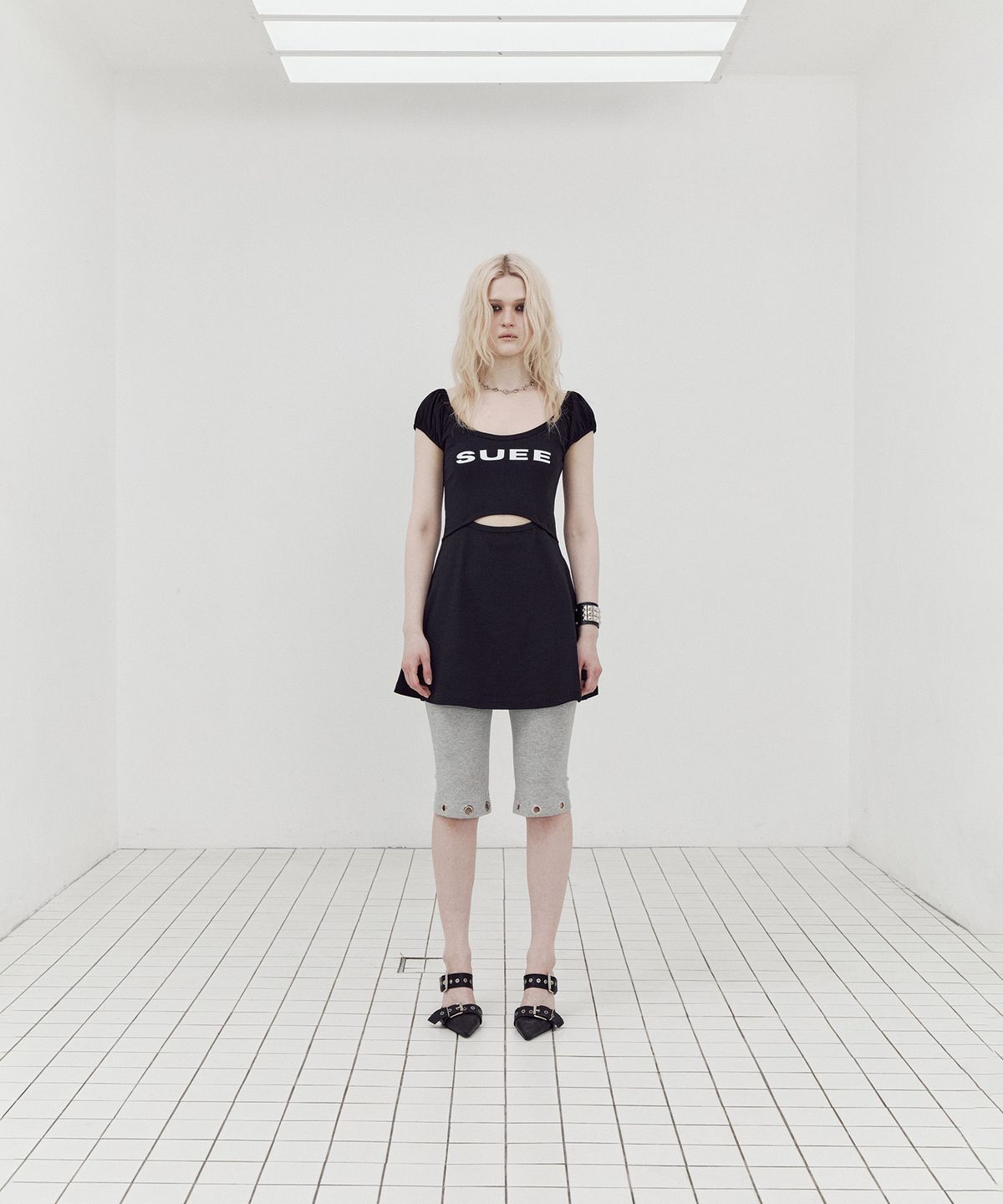 셋업이엑스이(SETUP-EXE) LOGO SLIT OPS / BLACK