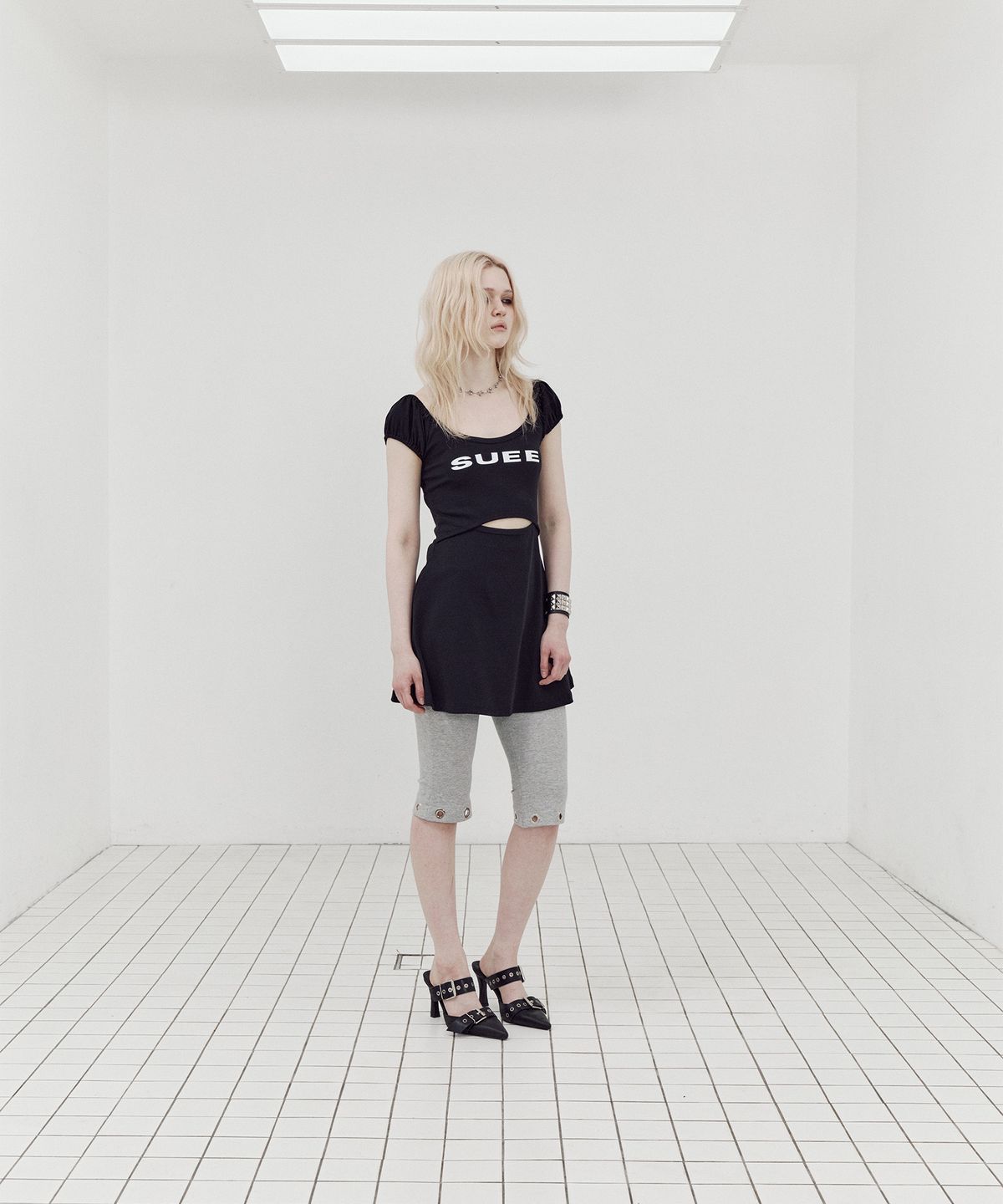 셋업이엑스이(SETUP-EXE) LOGO SLIT OPS / BLACK