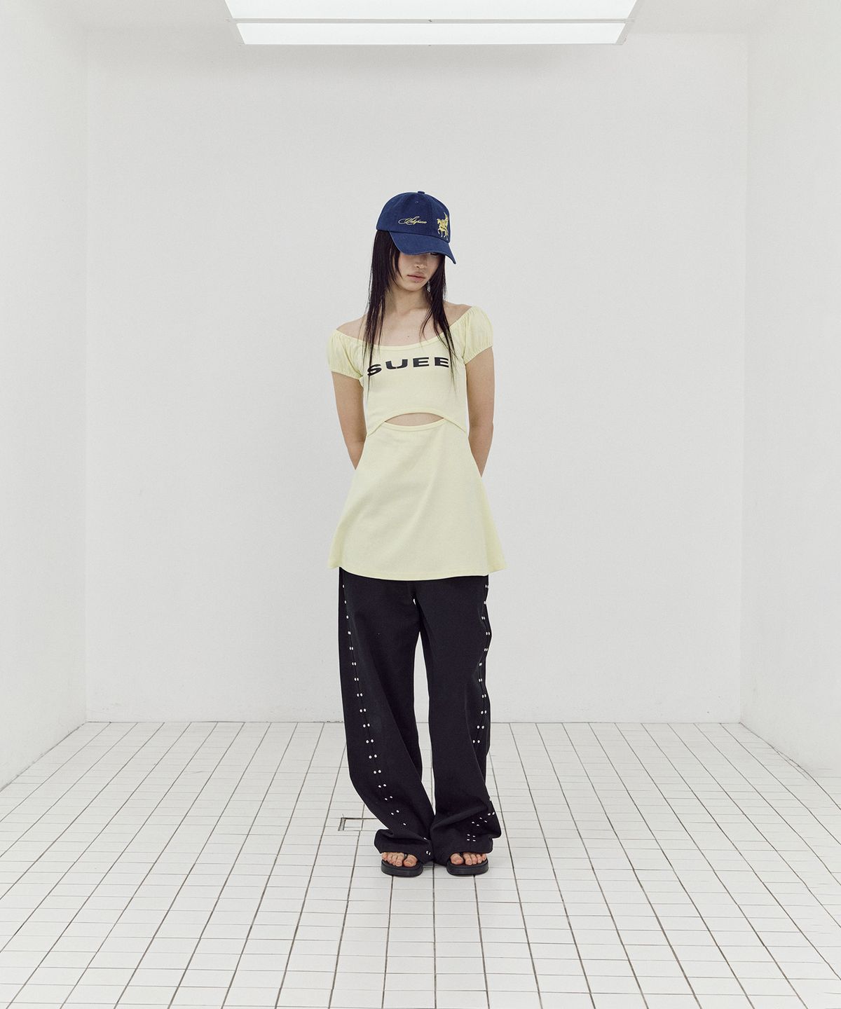 셋업이엑스이(SETUP-EXE) LOGO SLIT OPS / YELLOW