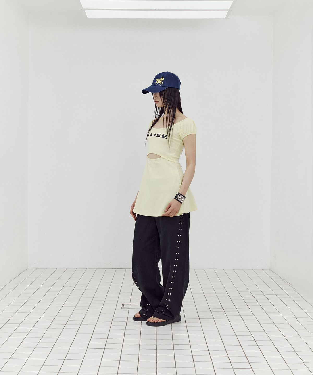 셋업이엑스이(SETUP-EXE) LOGO SLIT OPS / YELLOW