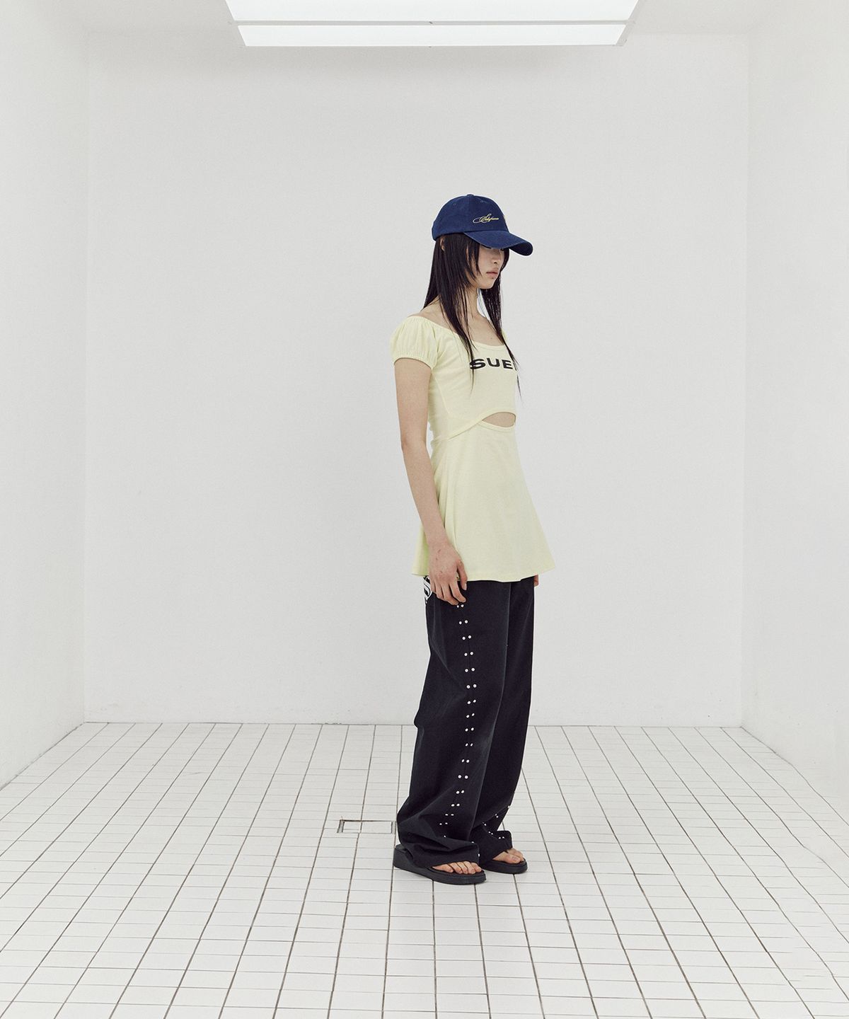 셋업이엑스이(SETUP-EXE) LOGO SLIT OPS / YELLOW