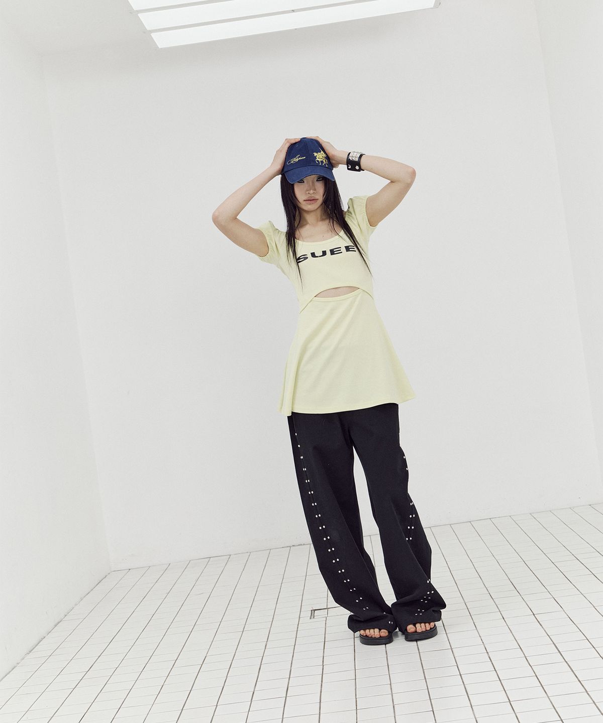 셋업이엑스이(SETUP-EXE) LOGO SLIT OPS / YELLOW