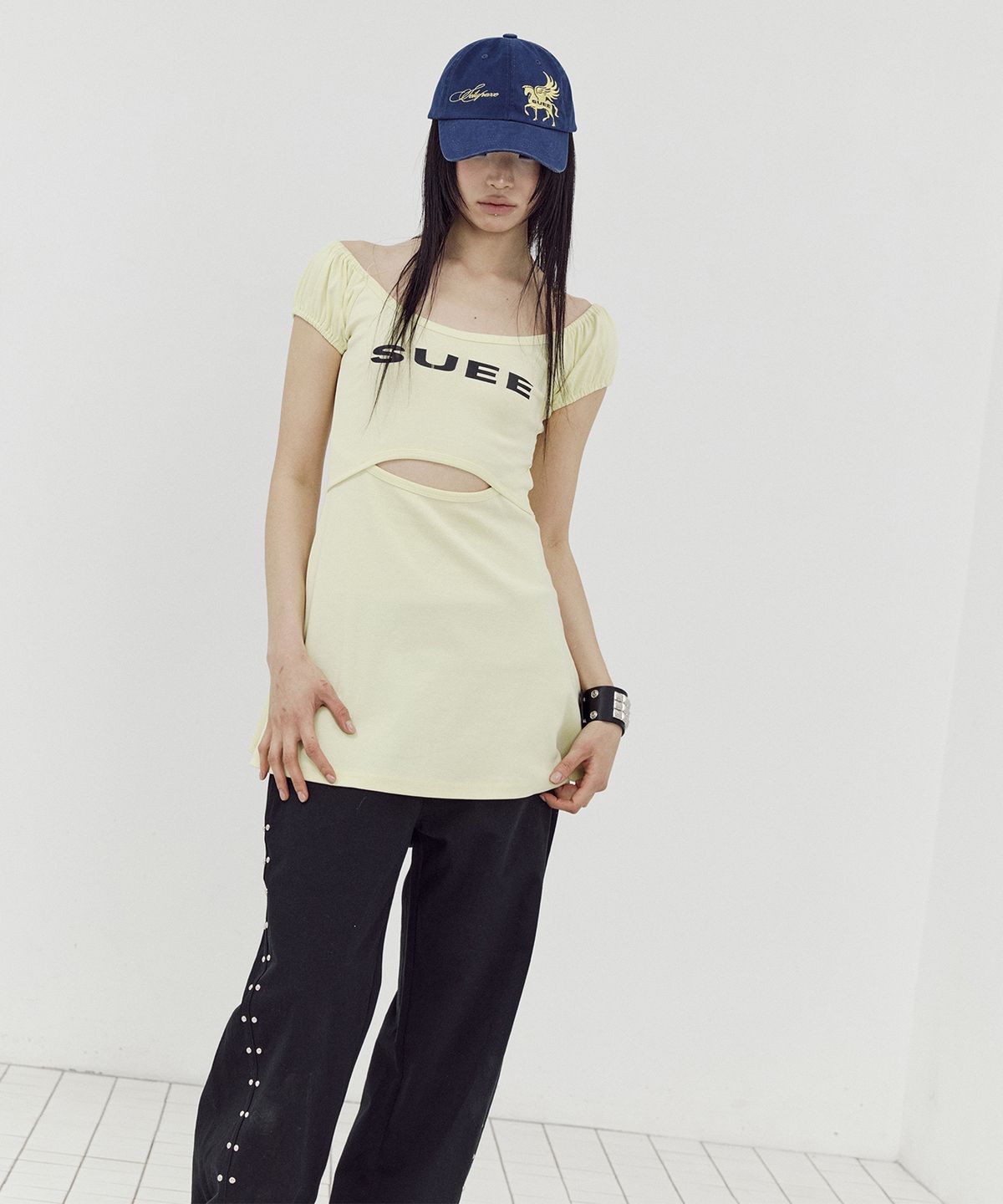 셋업이엑스이(SETUP-EXE) LOGO SLIT OPS / YELLOW