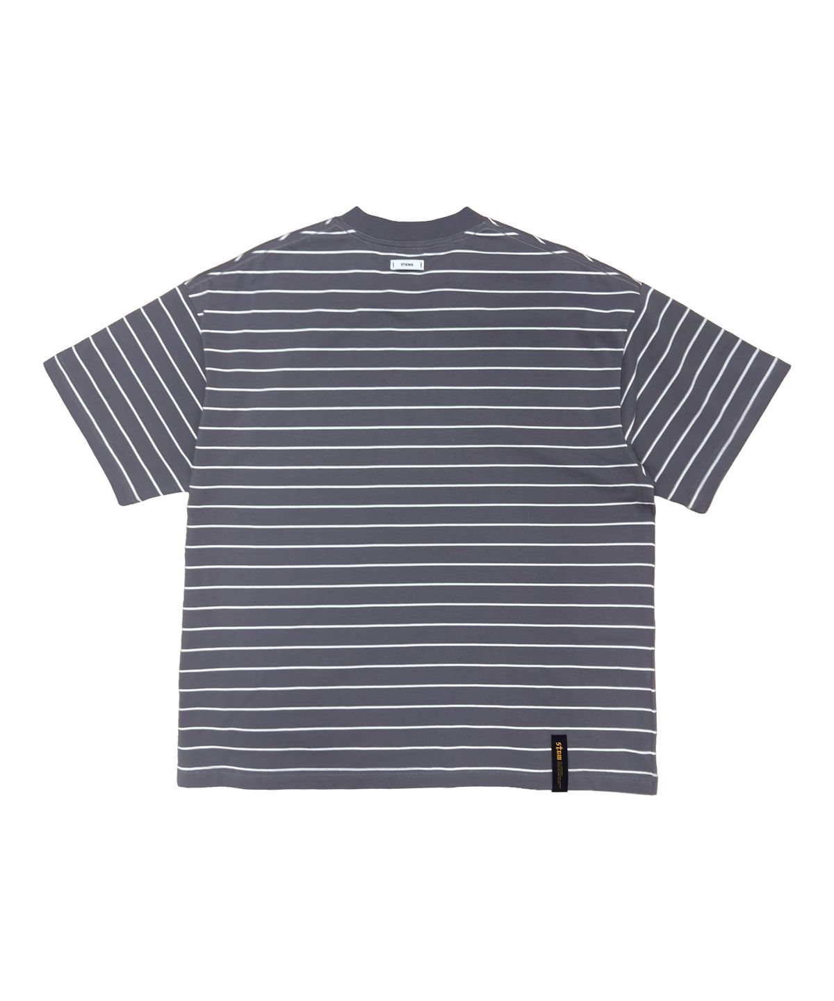 스티그마(STIGMA) STRIPE SHORT SLEEVES GREY
