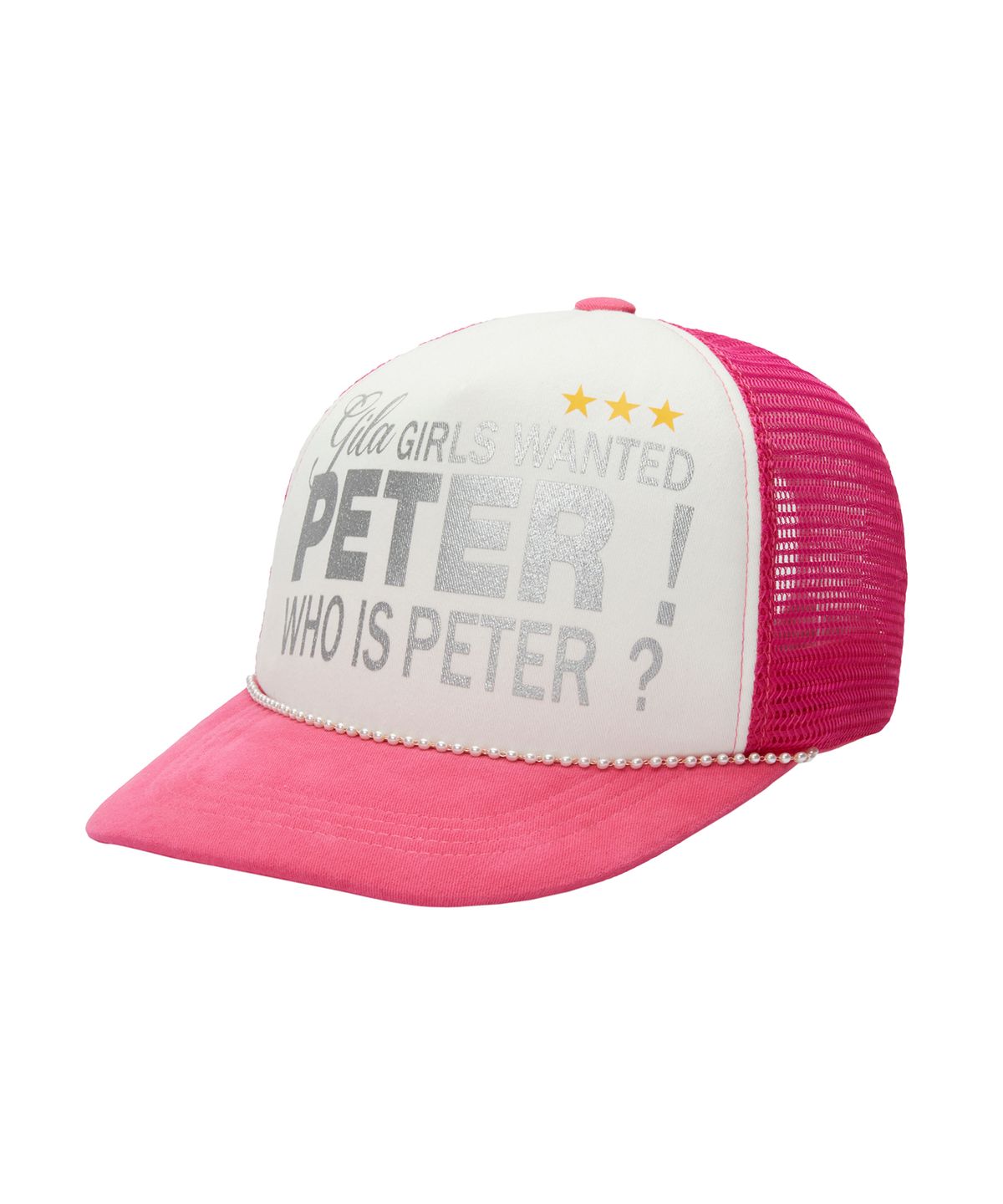 길라아카이브(GILAARCHIVE) TYPING CHAIN MESH CAP_PINK