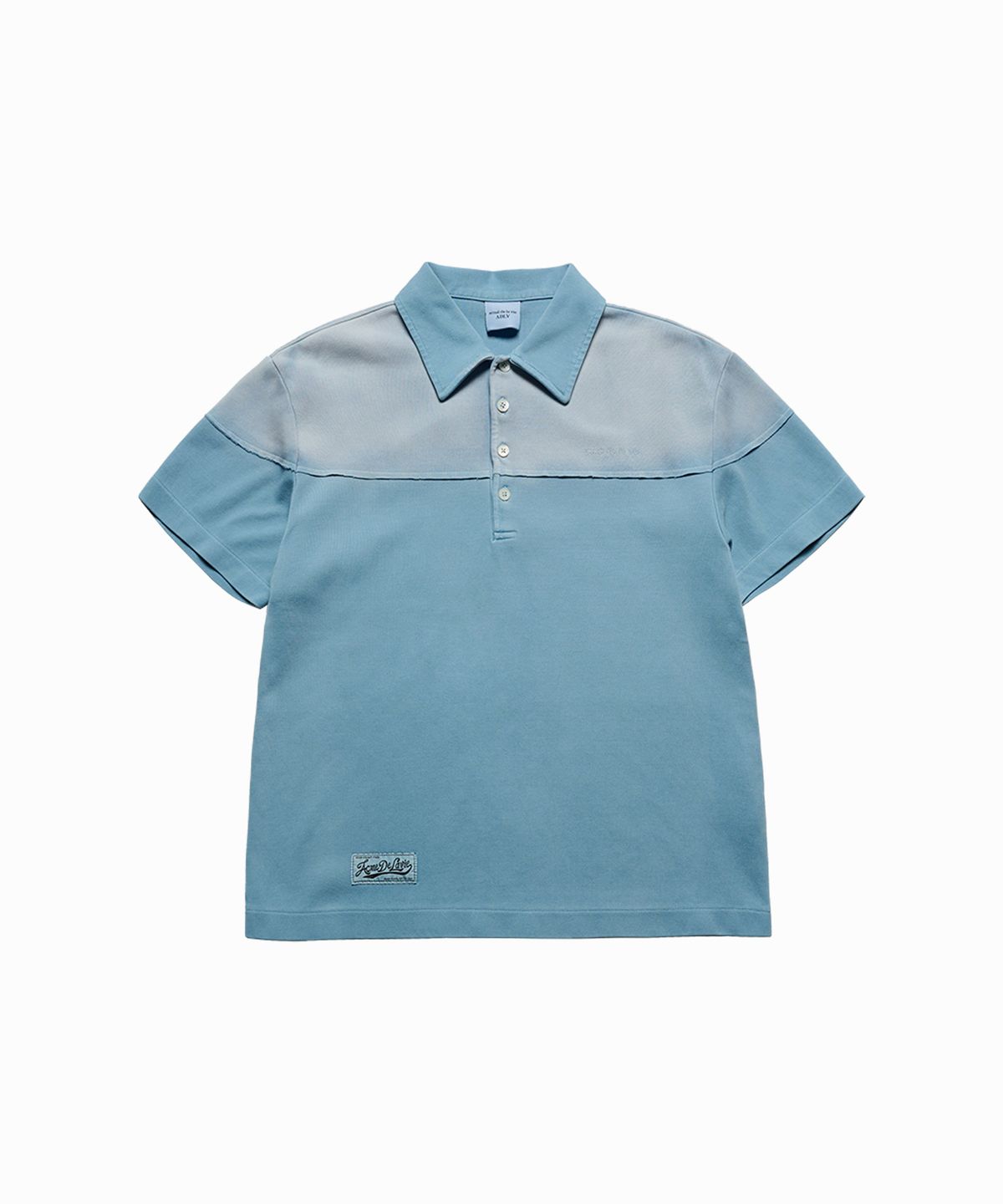 아크메드라비(ACME DE LA VIE) GARMENT DYEING COLLAR SHORT SLEEVE T-SHIRT