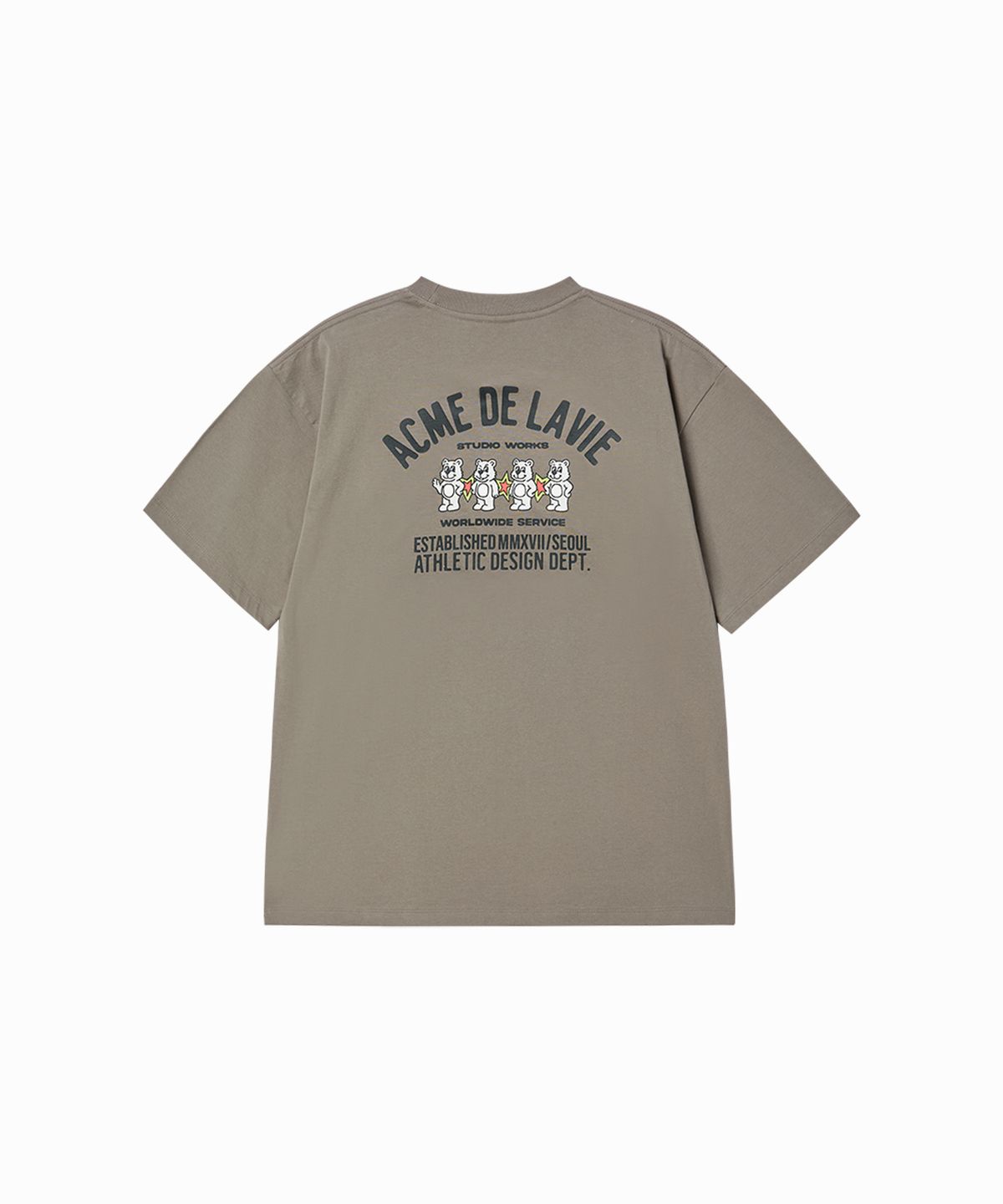아크메드라비(ACME DE LA VIE) FOUR AC BEAR SHORT SLEEVE T-SHIRT