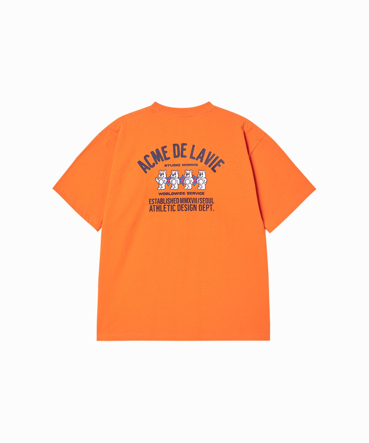 아크메드라비(ACME DE LA VIE) FOUR AC BEAR SHORT SLEEVE T-SHIRT