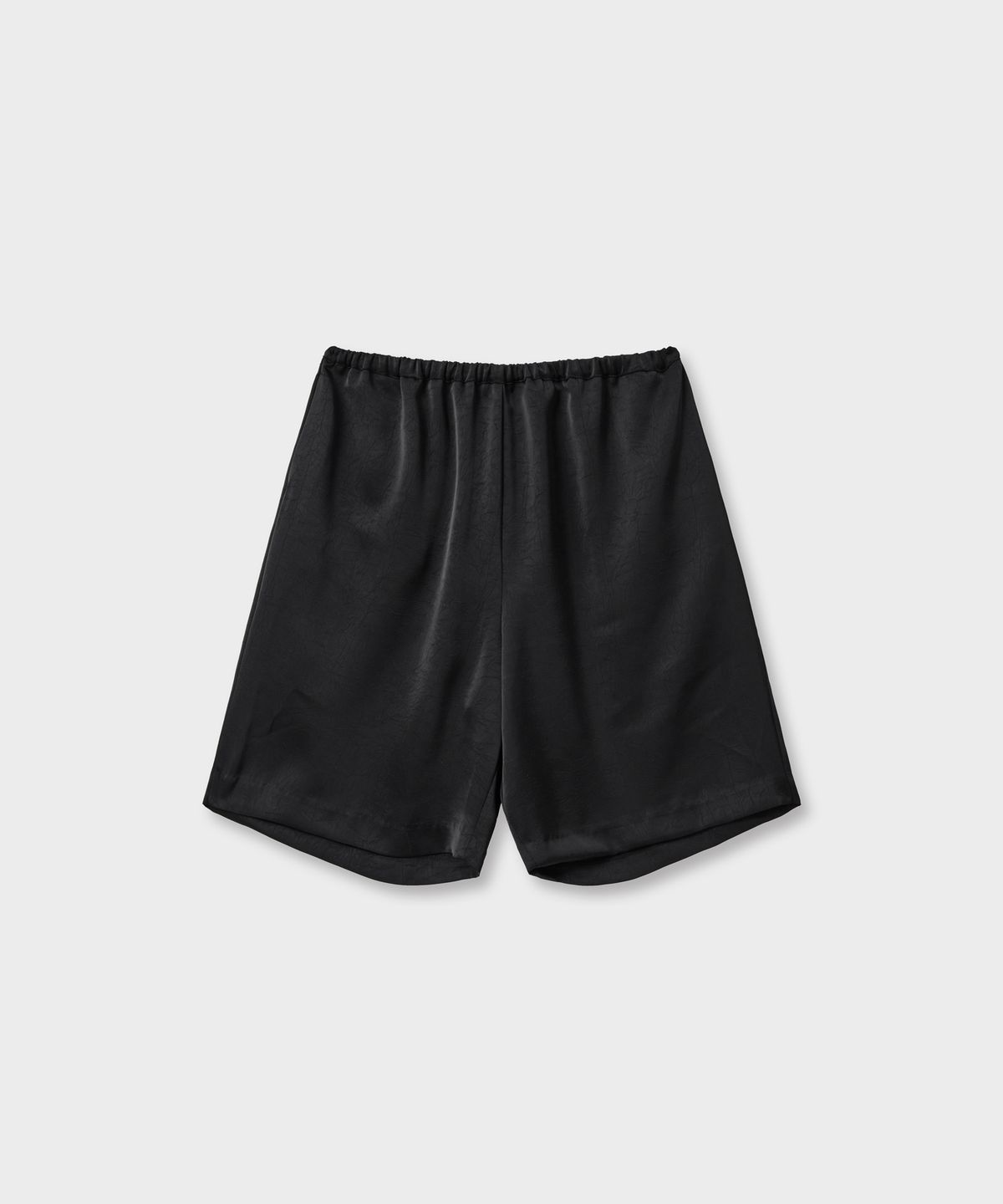 아르카익(ARCHAIC) glossy bermuda pants_black