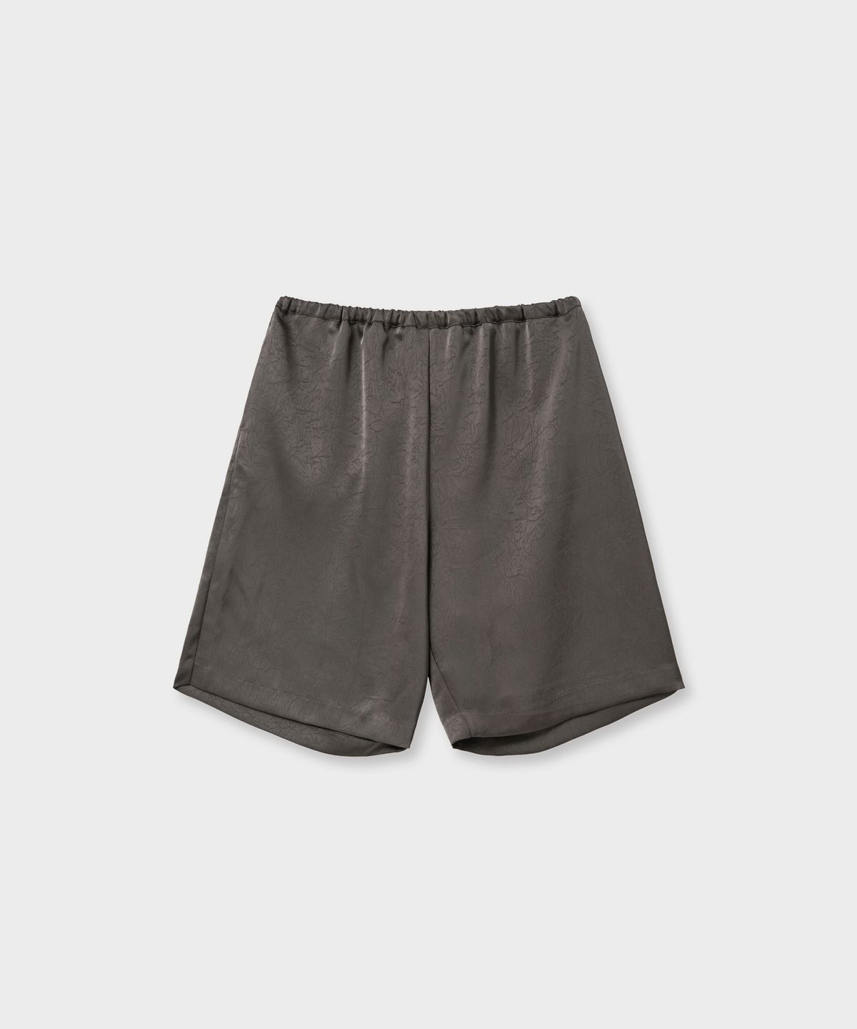 아르카익(ARCHAIC) glossy bermuda pants_khaki brown
