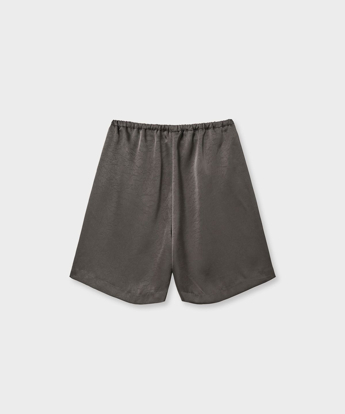 아르카익(ARCHAIC) glossy bermuda pants_khaki brown
