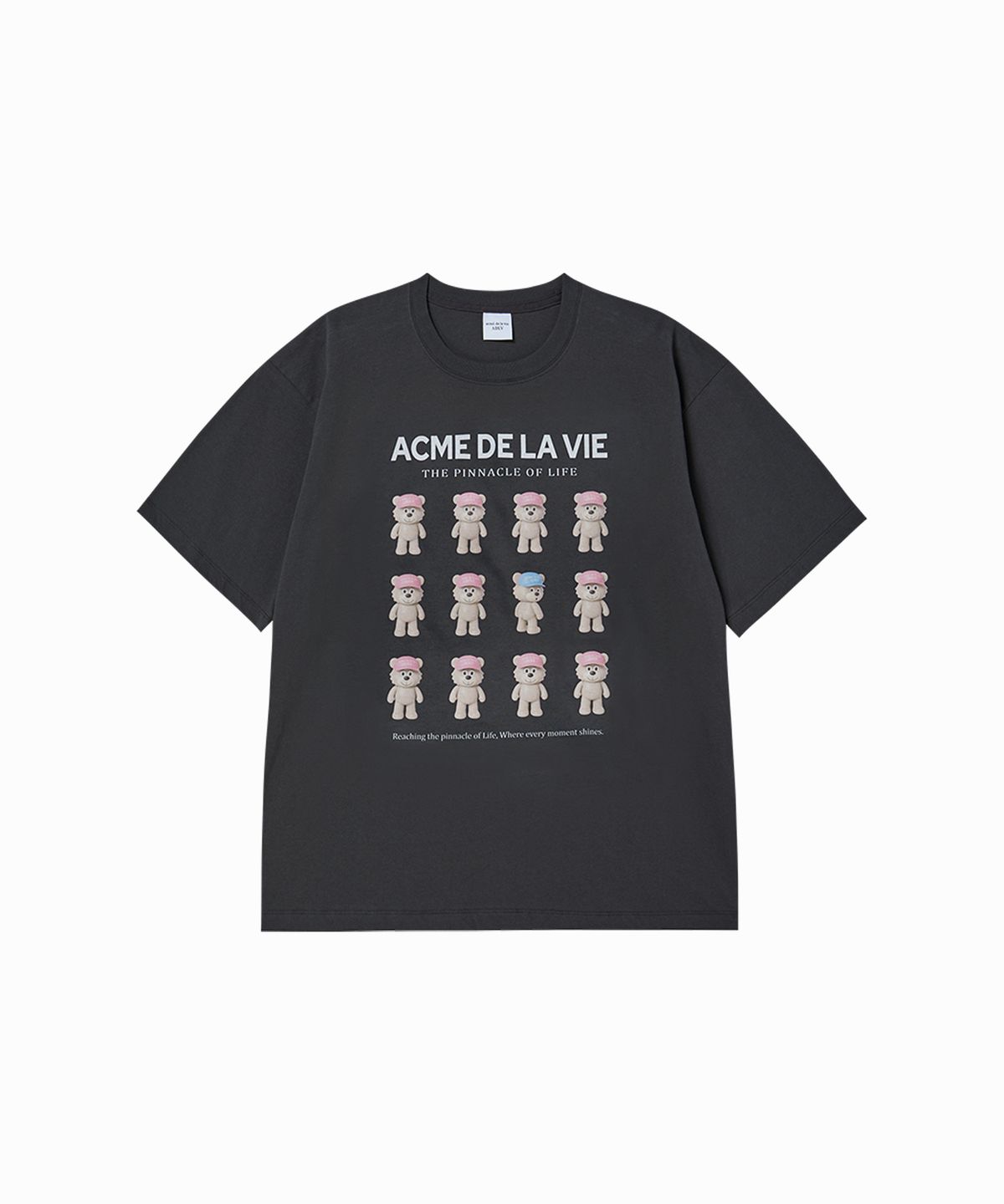 아크메드라비(ACME DE LA VIE) PLASTIC AC BEAR SHORT SLEEVE T-SHIRT