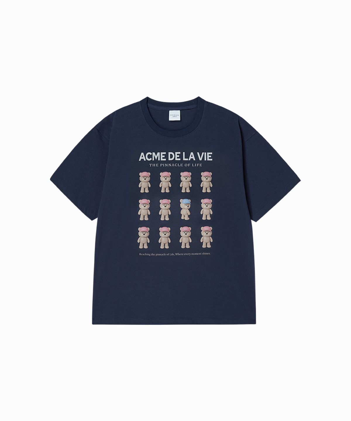 아크메드라비(ACME DE LA VIE) PLASTIC AC BEAR SHORT SLEEVE T-SHIRT