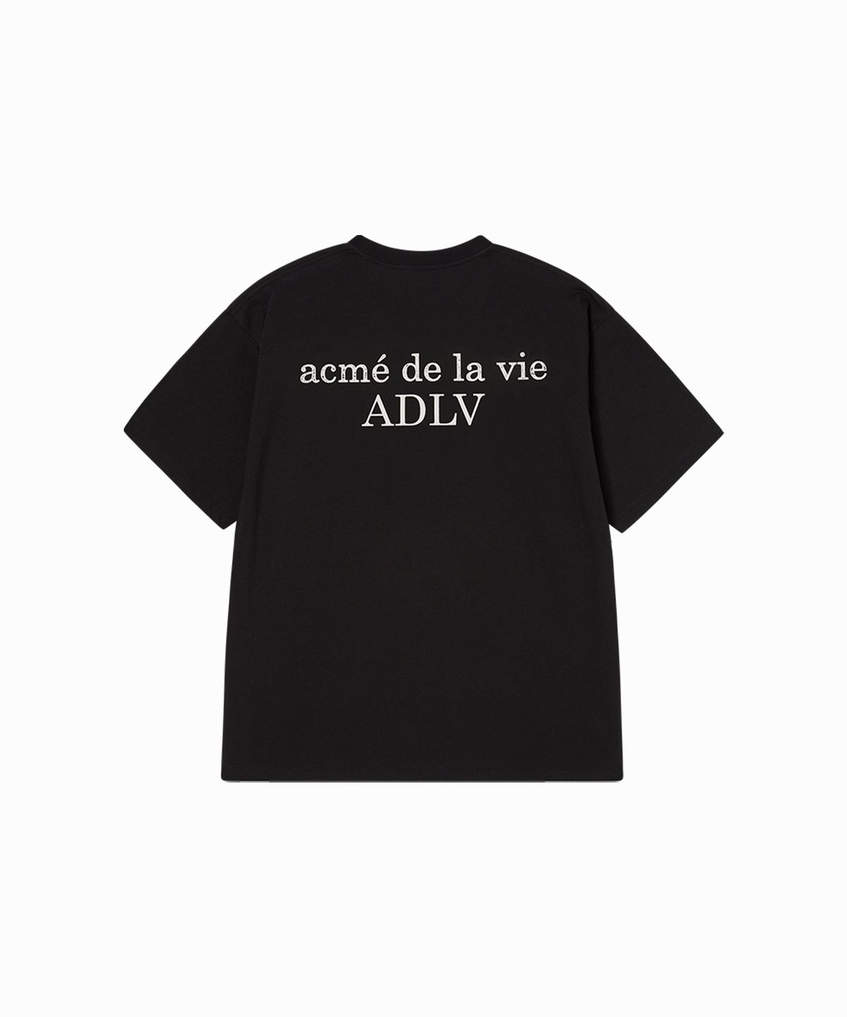 아크메드라비(ACME DE LA VIE) FLOCKING BASIC LOGO SHORT SLEEVE T-SHIRT