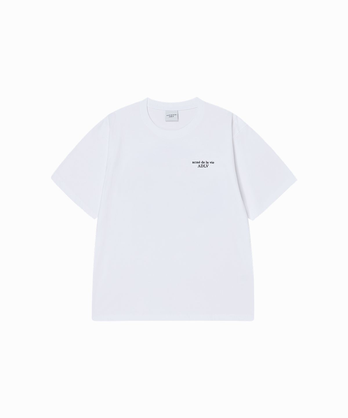 아크메드라비(ACME DE LA VIE) FLOCKING BASIC LOGO SHORT SLEEVE T-SHIRT