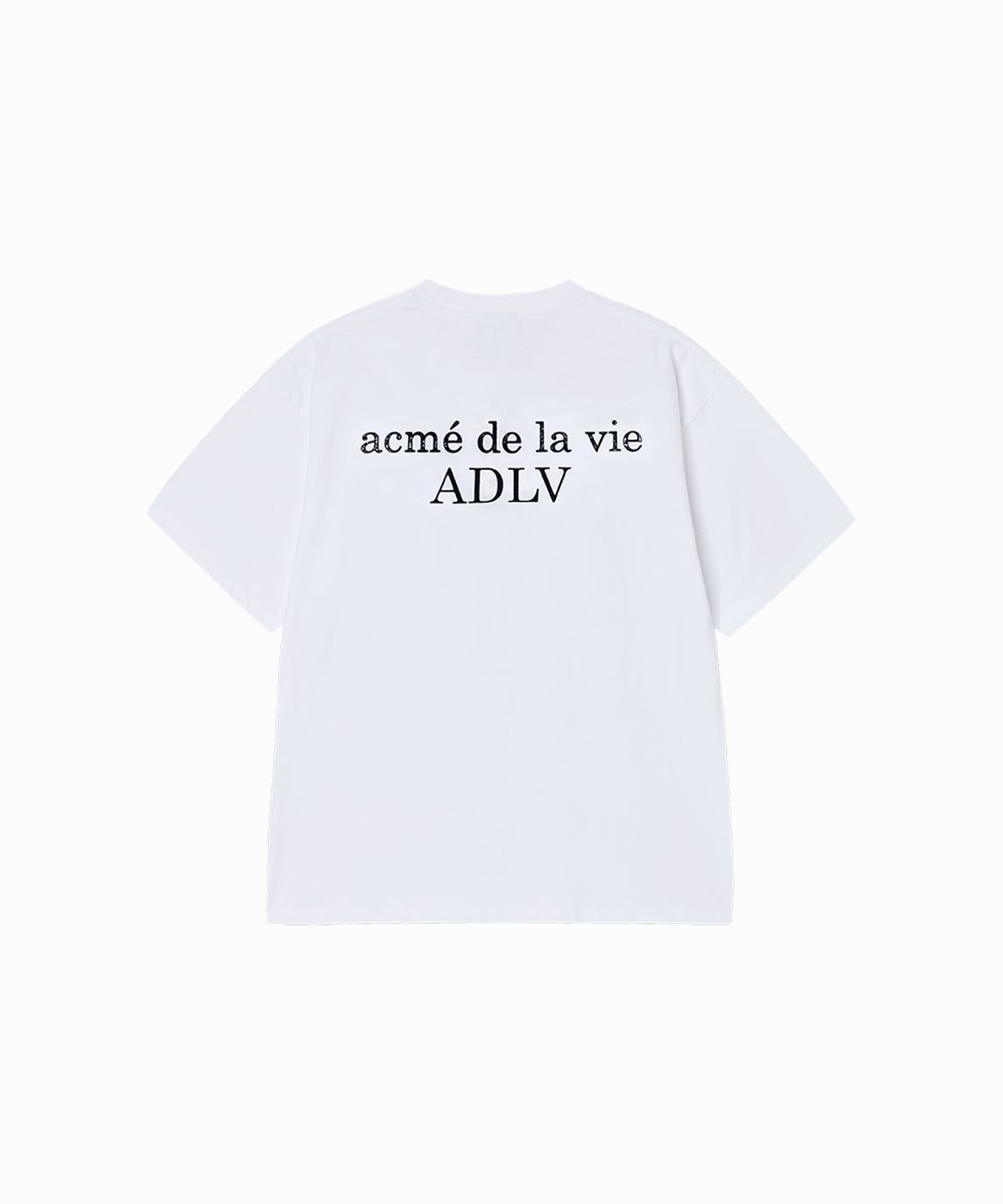아크메드라비(ACME DE LA VIE) FLOCKING BASIC LOGO SHORT SLEEVE T-SHIRT