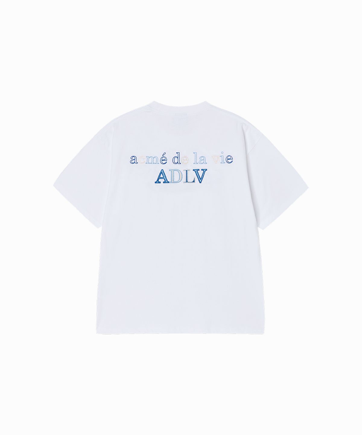 아크메드라비(ACME DE LA VIE) TRIPLE CHAIN EMBO BASIC LOGO SHORT SLEEVE T-SHIRT