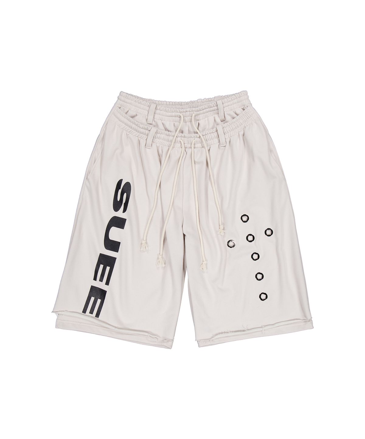셋업이엑스이(SETUP-EXE) DOUBLE LAYERED BERMUDA PANTS / BEIGE
