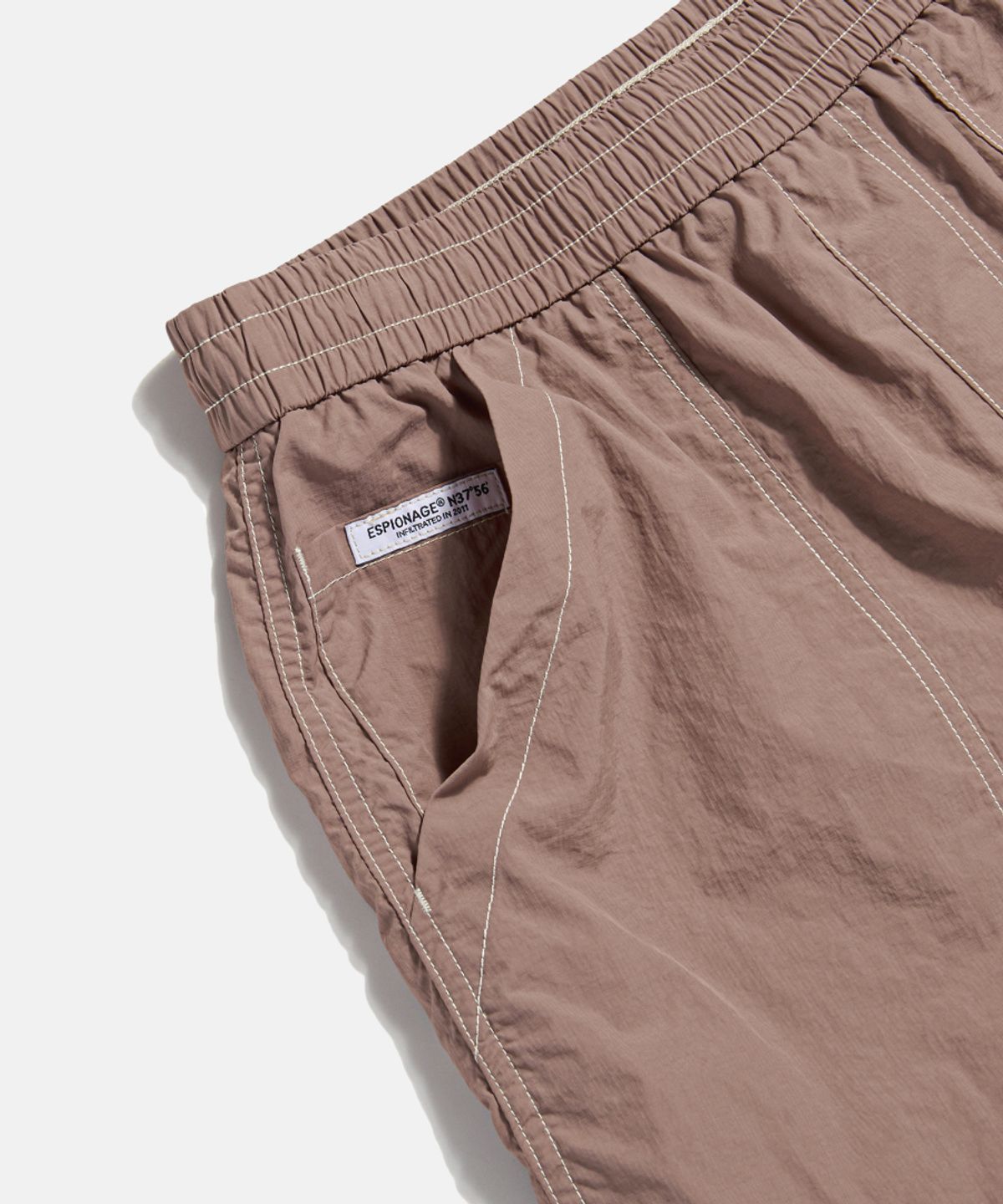 에스피오나지(ESPIONAGE) Surfer Shorts (Nylon) Ash Rose