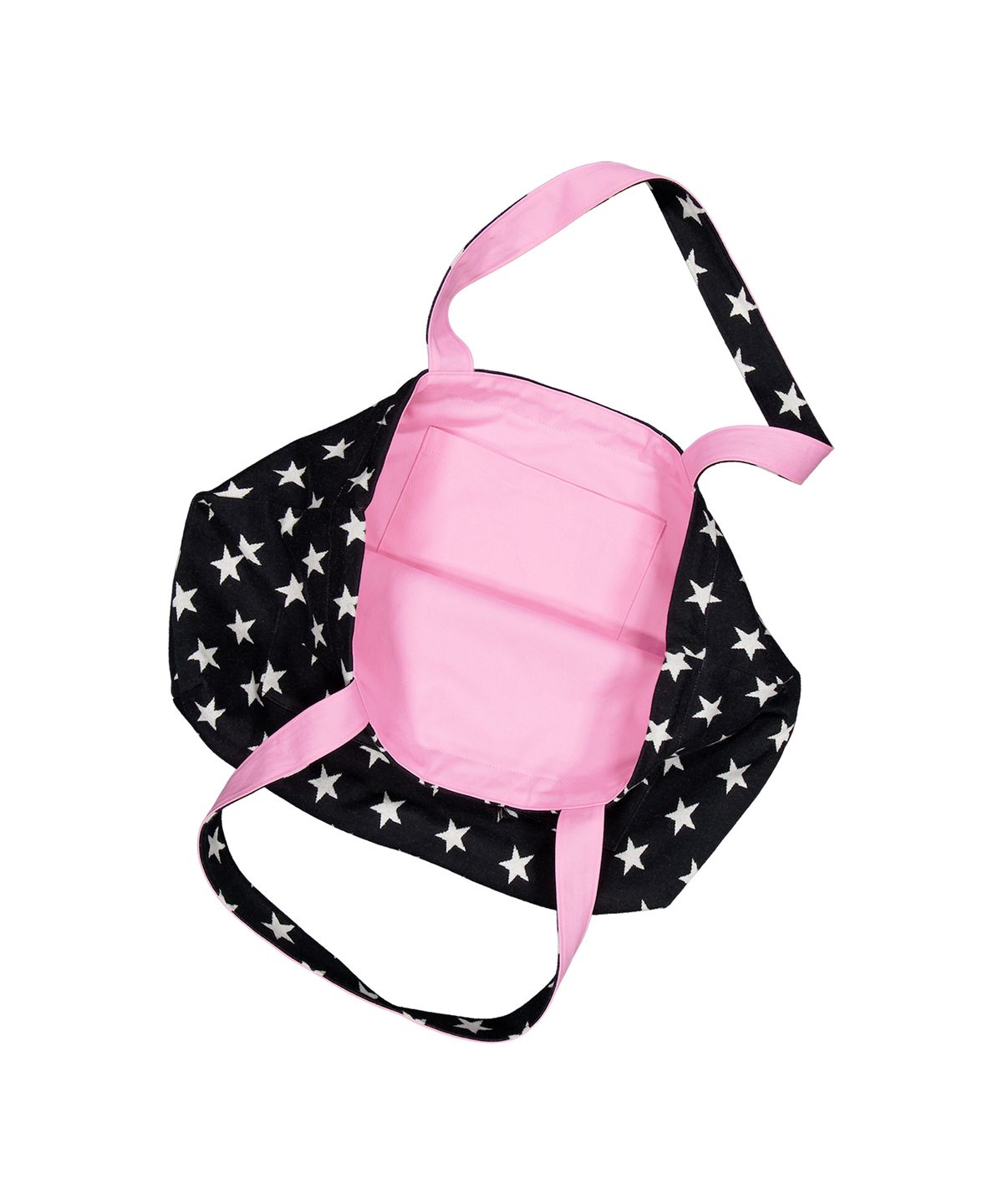 셋업이엑스이(SETUP-EXE) STAR HOODIE SHOPPER BAG / BLACK