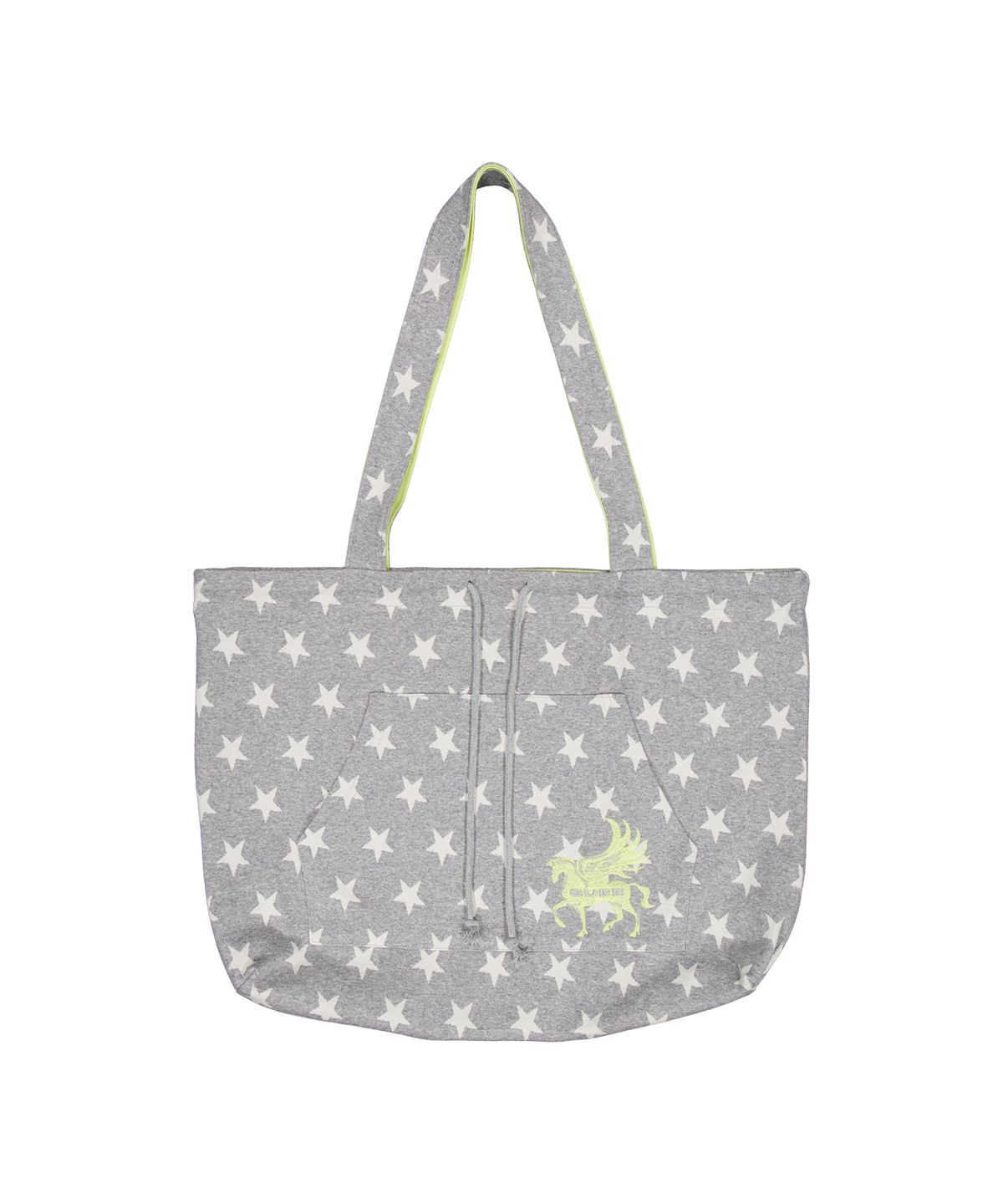 셋업이엑스이(SETUP-EXE) STAR HOODIE SHOPPER BAG / MELANGE GRAY