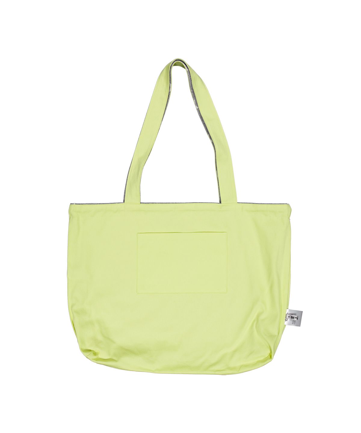 셋업이엑스이(SETUP-EXE) STAR HOODIE SHOPPER BAG / MELANGE GRAY